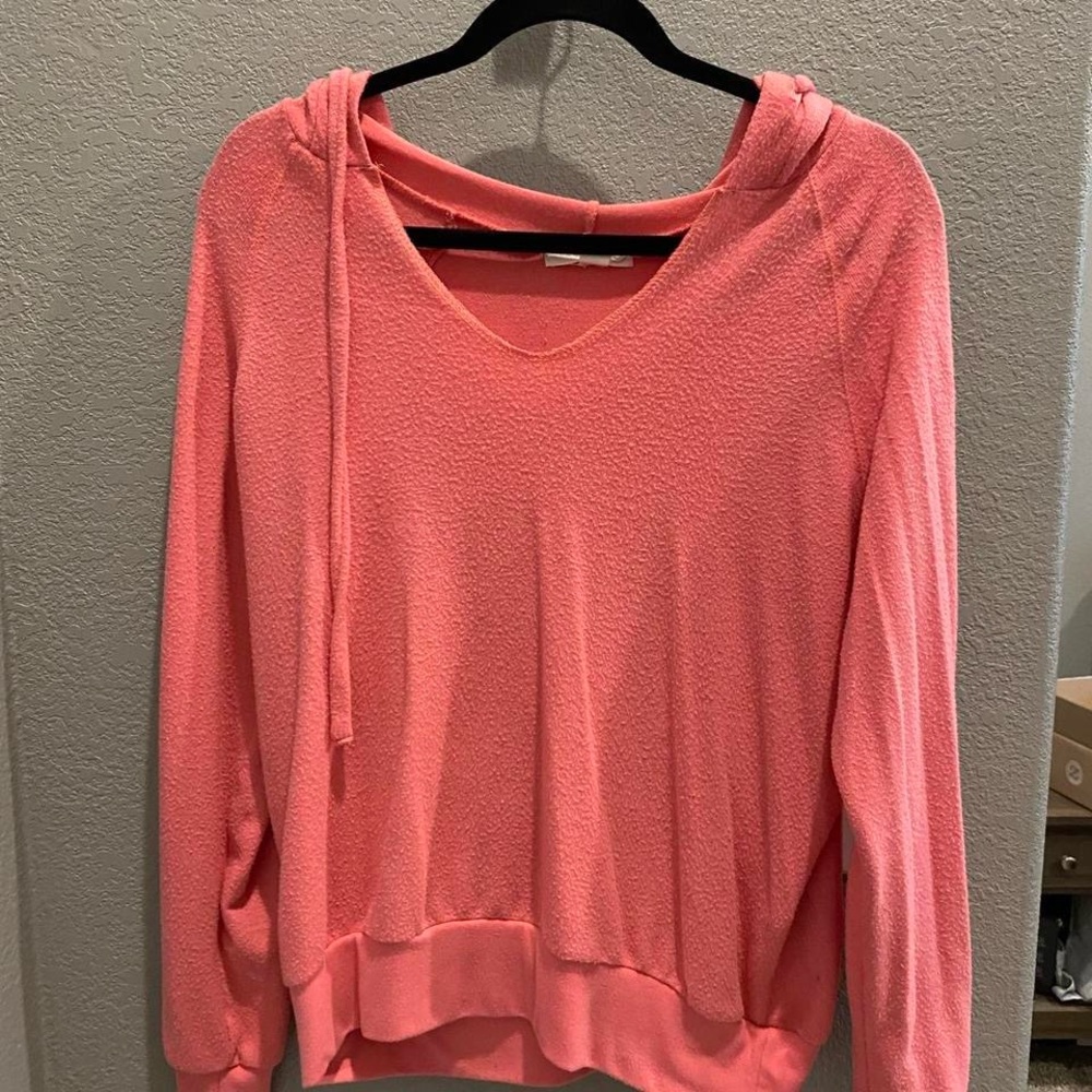 Treasure & Bond Pink V-Neck Top